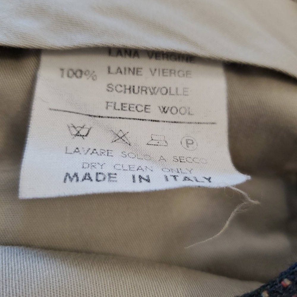 Italian Made Gray Men's Wool Dress Pants Size US‎ 36x29 Sergio Piumatti Cerruti - Picture 5 of 10